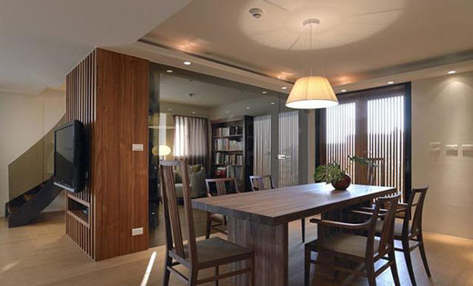 防火板飾面裝修的餐廳 防火板飾面裝修的餐廳